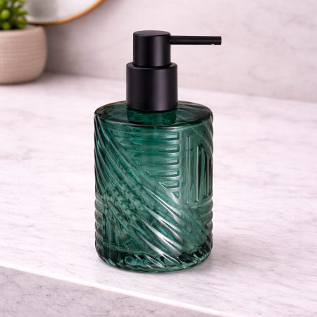 Gedy Dosasapone in Vetro Verde Linea Corinne