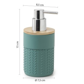 Gedy Dosasapone in Bambù e Resina Verde Linea Thea