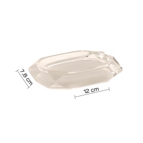 Gedy Portasapone in Resina Tortora Chiaro Linea Chanelle