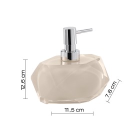 Gedy Dosasapone in Resina Tortora Chiaro Linea Chanelle