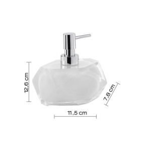 Gedy Dosasapone in Resina Bianco Linea Chanelle