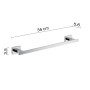 Gedy Portasalviette Muro Acciaio Inox Atena | Megaclima.it