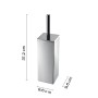Gedy Portascopino Appoggio Acciaio Inox Teseo | Megaclima.it