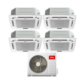 TCL Climatizzatore Inverter Quadri Split a Cassetta 12+12+12+12 con MT4250 Wi-Fi R-32 Classe A++