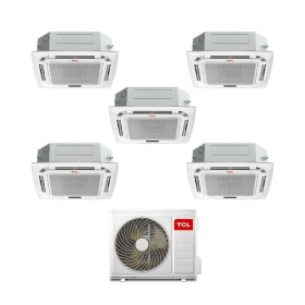TCL Climatizzatore Inverter Penta Split a Cassetta 9+12+12+12+18 con MT4250 Wi-Fi R-32 Classe A++