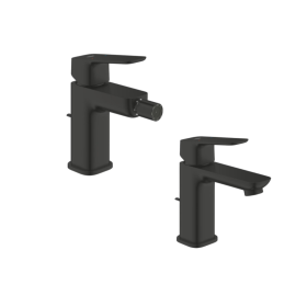 Grohe Cubeo Set 2 Miscelatori Rubinetto per Lavabo e Bidet Taglia S Nero Opaco