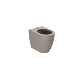 Azzurra Ceramica Bidet da Terra Collezione Comoda cm 54 Ceramica Tortora