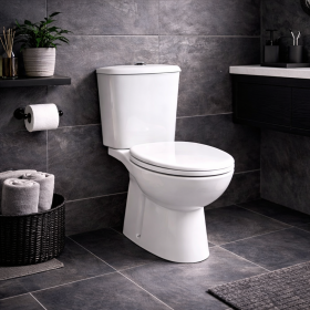 RAK Ceramics Vaso Monoblocco Karla con Scarico a Muro Colore Bianco