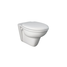RAK Ceramics Vaso WC Sospeso Karla Colore Bianco con Sedile Incluso