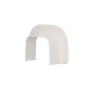 Flangia a Parete PVC Bianco 65x50 per Canaline | Megaclima.it