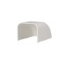 Tappo Terminale in Polipropilene Bianco 90x65 mm