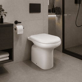 RAK Ceramics Vaso a Pavimento Orient Colore Bianco con Sedile Incluso