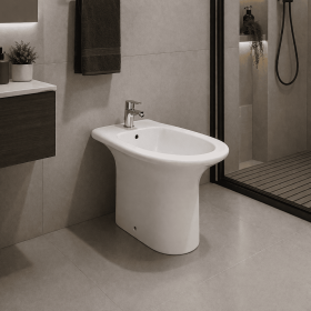 RAK Ceramics Bidet a Pavimento Orient Colore Bianco