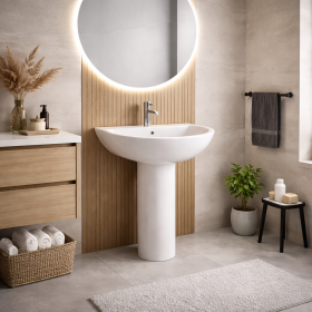 RAK Ceramics Lavabo Linea Compact 55 cm Bianco