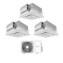Hec by Haier Climatizzatore Dual Split a Cassetta Freematch 12+12+12 BTU con 3H28WEAFRA Wi-Fi Inverter R-32 Classe A++