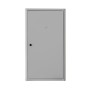 Gran Sasso Box Copricaldaia Coibentato in Lamiera Zincata Universale Preverniciata Bianco/Grigio 100x55x43