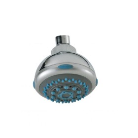 Damast Soffione per Doccia S-Dolly in Abs Cromato Tondo Ø 93 mm 65 Fori Anticalcare