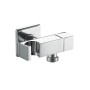 Damast Miscelatore Shut Off QS Quadro Ottone Cromato | Megaclima.it