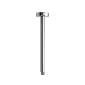 Damast Braccio Doccia Tondo In Ottone L 300 mm Ø 22 mm A Soffitto