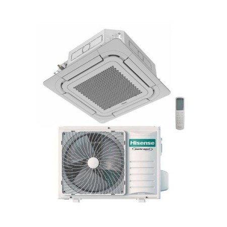 Hisense Cassetta Inverter Da 36000 Trifase Btu AUC105UR4RKC8 Con Gas R32 Inverter R-32 Classe A++ Griglia inclusa