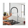 Grohe Essence Miscelatore Lavello Braccio Flessibile Cromo 30503000 | Megaclima.it