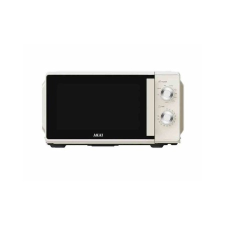 Akai Forno A Microonde Con Grill 20 Litri 700 Watt Colore Crema - AKMW202C