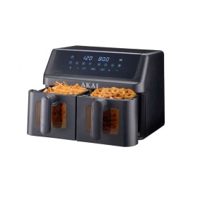 Akai Friggitrice ad Aria 10 Litri Doppio Cestello 2000W AirFryer1001W | Megaclima.it