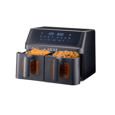 Akai Friggitrice ad Aria 10 Litri Doppio Cestello 2000W AirFryer1001W | Megaclima.it
