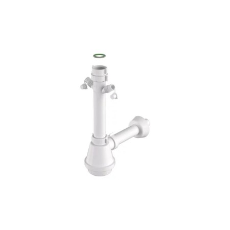 Sifone A Fiasca Per Lavabo 1 Via 1 1/2 - 1 1/4 Pollici - 1331kp99b0