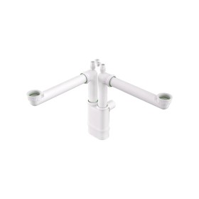 Bonomini Sifone a 2 Vie Per Lavabo Modello Galileo 2 1"1/2 x Ø 40 mm - 1720PP40S0