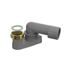 Bonomini Sifone per Vasca Ribassato con Snodo 1″1/2 X Ø 40/50 mm - 4500OT64B2