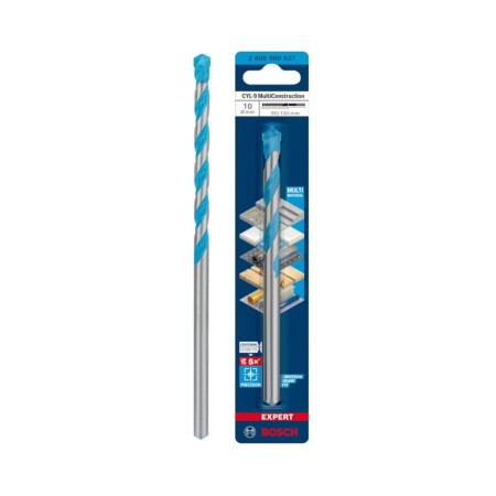 Bosch 1x Punte Expert CYL-9 MultiConstruction Accessorio Trapano a Percussione Ø 10x150 mm
