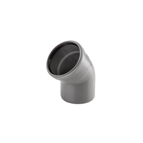 Curva per Scarico ad Innesto WC Angolo 45° DN 125 Ed Tech in Polipropilene - 241314D