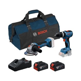 Bosch PRO 18V System Combo Kit GSB 18V-65 + GWS 18V-8 + 2Batterie GBA 5.0Ah + GAL 18V-40 + RAF BAG