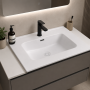 Oceano Lavabo da Incasso 61x46x18 Ceramica Bianca | Megaclima.it