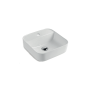 Oceano Lavabo Monoforo da Appoggio 50x40 Ceramica Bianca | Megaclima.it