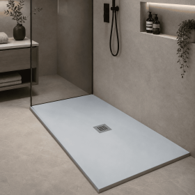Oceano Piatto Doccia Linea Plus 70x100 Altezza 3 cm Antiscivolo in Granito Topo