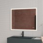 Oceano Specchio Rettangolare Retroilluminato Led 100x70 cm IP44 IP65 - RLT1070F