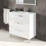 DianFlex Mobile da Bagno Athena con 3 Cassetti Colore Bianco Incluso di Specchio 80x57,5 cm