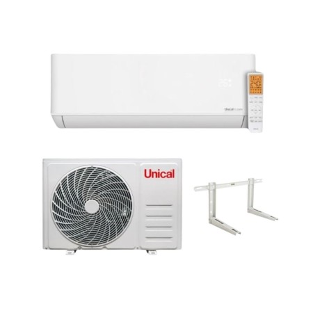 Unical Climatizzatore Monosplit Flowy 24000 BTU Inverter R-32 Wi-Fi Optional Classe A++ con Staffa