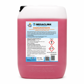MegaClima Acido Disincrostante Liquido ad Azione Rapida Euro 801 Confezione da 10 kg per Pompa Disincrostante