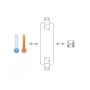 Cordivari Volano Termico PDC UP XBF Pensile 25 L per Pompa di Calore con Separatore Grezzo