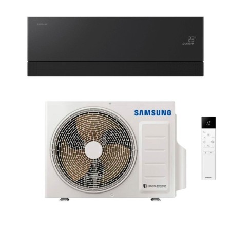 Samsung Climatizzatore Monosplit Windfree Première Plus Black 12000 BTU AR70H12CAABNEU Inverter R-32 Wi-Fi Classe A+++