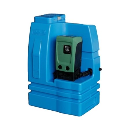 DAB Pumps Serbatoio Acqua Potabile Esytank Mini 300 Litri 810x590x1170mm Compatibile Esybox Mini Uso Alimentare