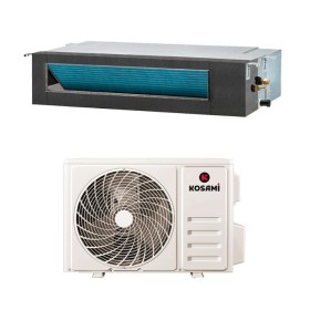 Kosami Climatizzatore Monosplit Canalizzato Inverter R32 24000 BTU Wi-Fi Classe A++/A+ con Comando a Filo