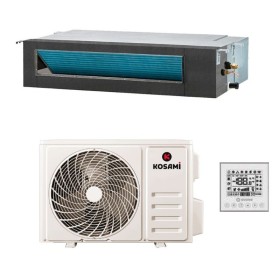 Kosami Climatizzatore Monosplit Canalizzato Inverter R32 36000 BTU 10.5 kW Wi-Fi Classe A++/A+ Ad Alta Potenza