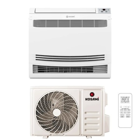 Kosami Climatizzatore Monosplit Console Inverter R32 12000 BTU 3.5kW WiFi Classe A++/A+ con Telecomando Incluso