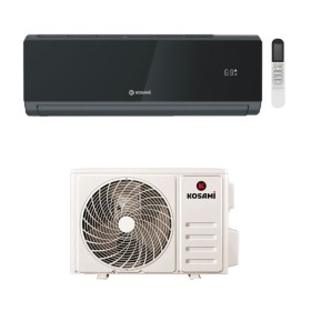Kosami Climatizzatore Monosplit Parete Paros Nero Inverter R32 9000 BTU 2.6kW Wi-Fi A++ con Telecomando Incluso