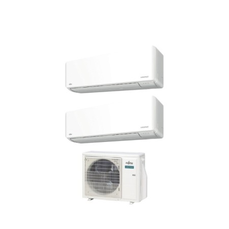Fujitsu KMCG Dual Split 12000+12000 BTU Inverter R32 Wi-Fi A+++ | Megaclima.it