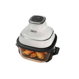 Akai AIR-GLASS/FRY-WH Friggitrice ad Aria 4,2 Litri 1500W | Megaclima.it